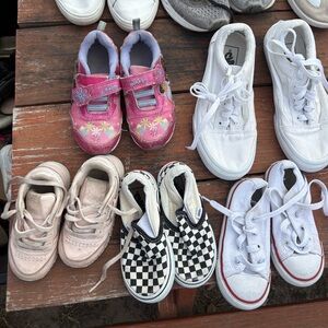 Pink Floral Kids Shoes